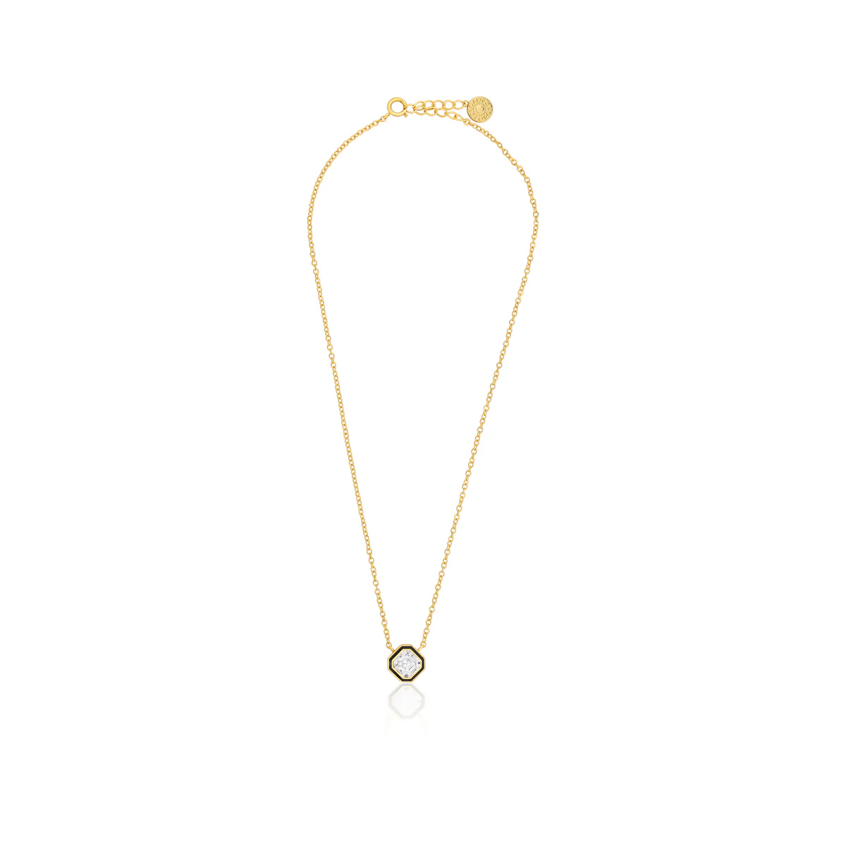Optic Chain Link Long Necklace - Image 3