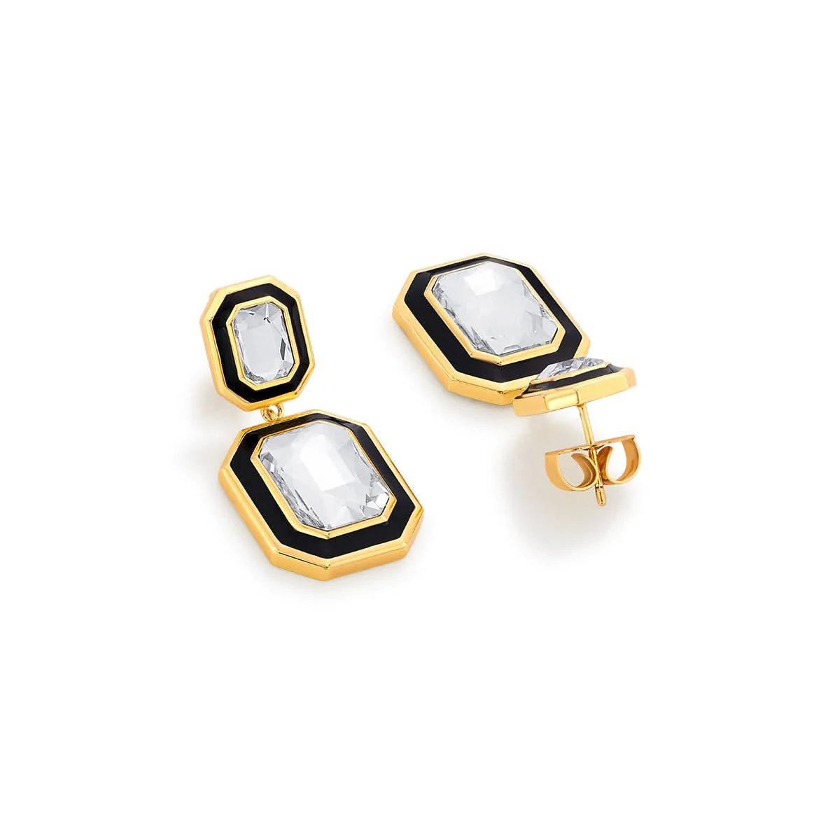 Vidya Balan Bougie Octagon Drop Earrings - Image 6